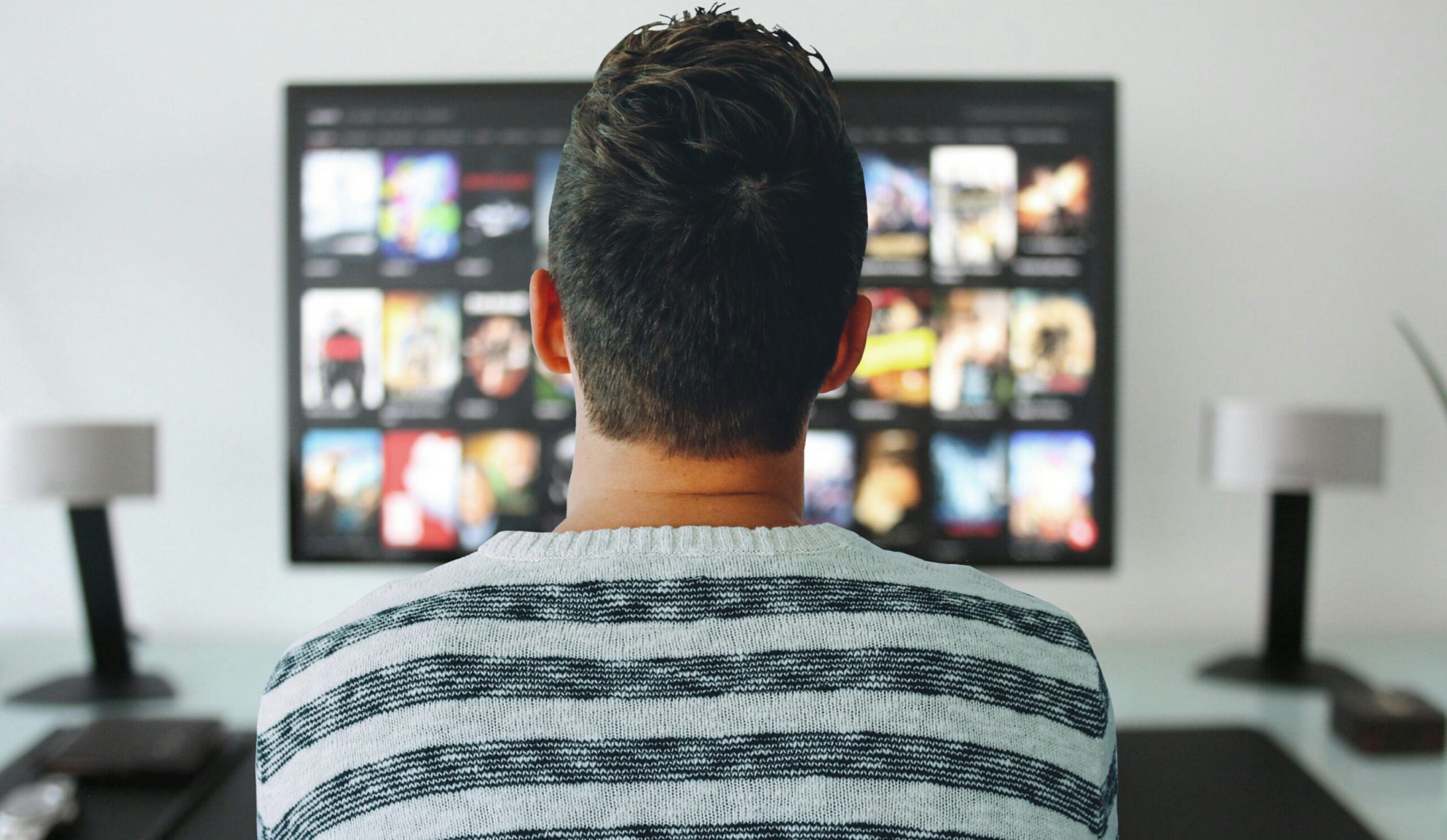 YouTube en televisor.