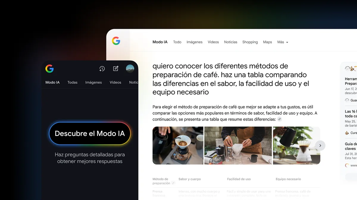 Modo IA de Google
