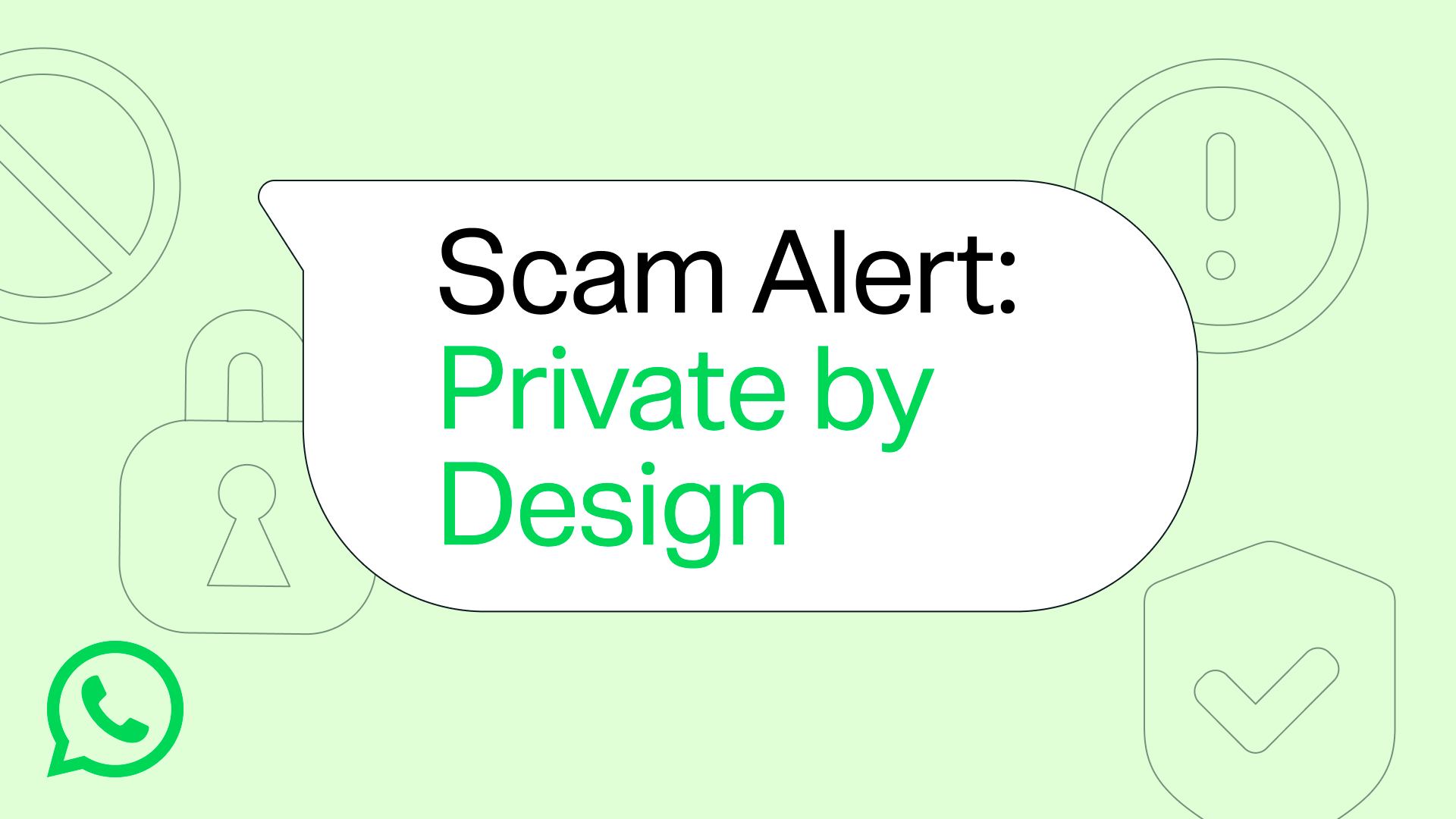 Scam Alert en WhatsApp